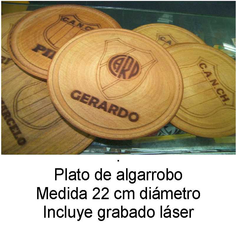 plato madera